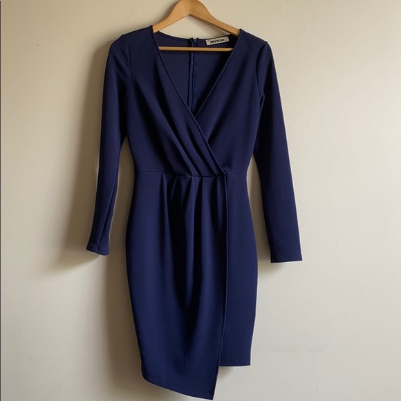 Mystic Dresses & Skirts - #Shop Sale Zoom Meeting New Long Sleeve Blue Dress